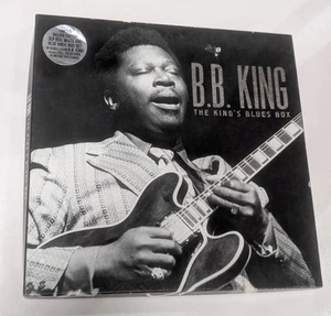 B.B. King The King’s Blues Box 3 LP Record Set Tricolor Vinyl Red White and Blue - Picture 1 of 6