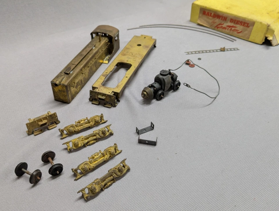 HO scale KEMTRON  -Japan-    Brass  Baldwin Locomotive  kit   read - Image 1 of 4