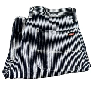 Dickies Shorts Herren 36 (36x10 ACTUAL) blau weiß Hickory Eisenbahn Streifen Baumwolle - Bild 1 von 8