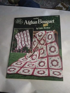 Afghan Bouquet Häkelanleitung Heft 1198 American School of Needlework - Bild 1 von 8