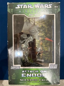New Limited Edition Star Wars AT-ST Game Attack on Endor Scenario Pack - Picture 1 of 2