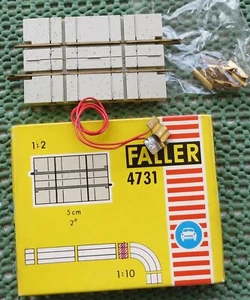 Faller Ams 4731 Rails Crosses Straße IN Boxed, 60er Years Toy #100320 - Picture 1 of 1