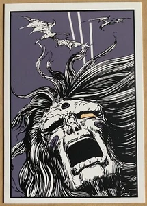 Druillet - "Retours" Superbe Sérigraphie format carte postale (10,5x15cm) -11/32 - Picture 1 of 1