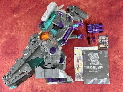 Transformers Trypticon Titans Return - 2016 Hasbro - Used Complete Cover