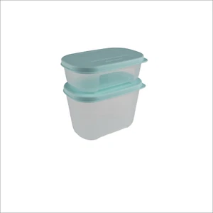TUPPERWARE Kühlschranksystem transparent /hellblau 1x140ml+1x300ml - Bild 1 von 1