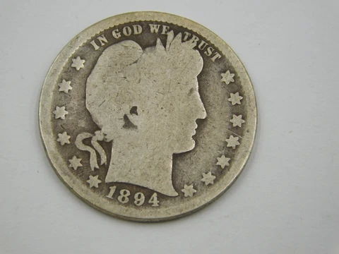 1894 Barber Quarter  (A3) Cover
