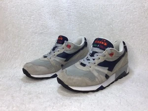DIADORA N9000 Grey / Black WOMENS Sneakers Size 7,5 - Picture 1 of 10