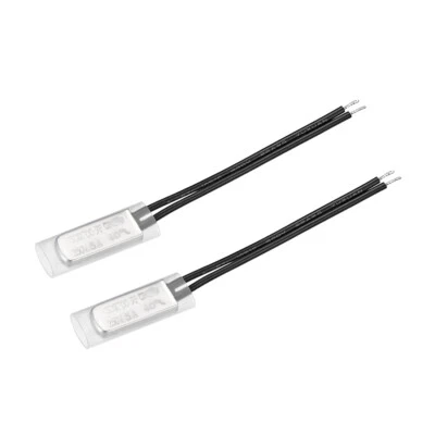 2pcs KSD9700 Thermostat 40℃ N.O 5A Metal Bimetal Temperature Control Switch - Image 1 of 3