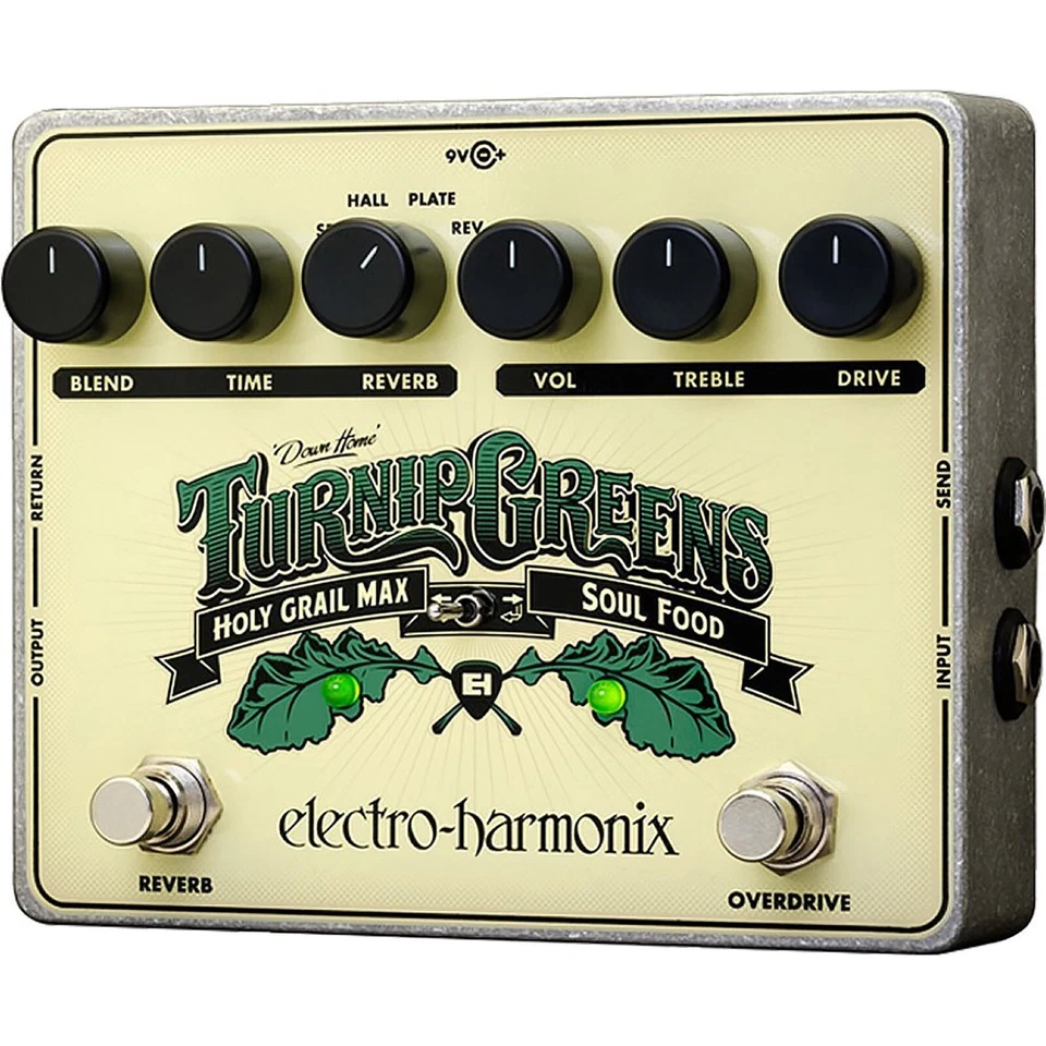 Electro-Harmonix TURNIP GREENS Multi-Effects Pedal with Power Supply - Image 1 of 1
