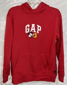 Gap Kids Mickey Mouse Disney Hoodie Sweatshirt Boys/Girls Size XXL Red EUC - Picture 1 of 9