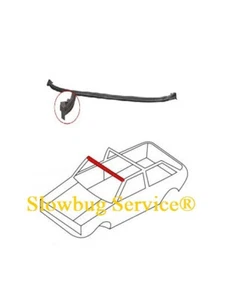 VW GOL MK1 CABRIO FINO 7.84 - GUARNIZIONE CAPOTE /PARABREZZA SEAL HEADER BOW - Bild 1 von 1