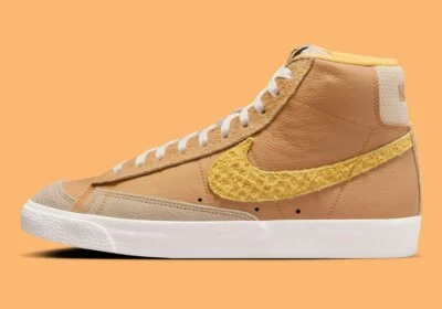 Nike Blazer Mid 77 VNTG Waffle 2.0 Vivid Sulfur Team Gold HJ9098-790 sz 11 Men's - Image 1 of 4