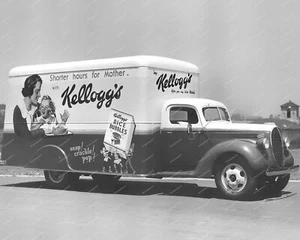 Kelloggs Rice Bubbles Truck Vintage 8x10 Reprint Of Old Photo - Picture 1 of 1