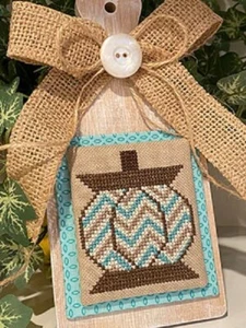 Kürbis Chevron Spule ~ Crafty Bluebonnet Designs - Bild 1 von 1