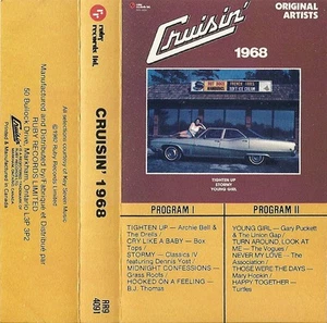 Cruisin' 1968 - Original Artists (Cassette 1982 CANADA IMPORT Ruby Records) - Imagen 1 de 1