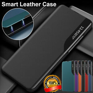 Smart View Case Magnetic Leather Flip Cover for Huawei P40 P30 P20 Mate 20 Pro