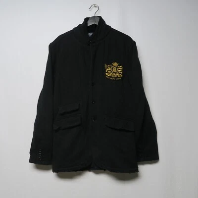 POLO RALPH LAUREN GIACCA PILE BLAZER M COTONE nero crest logo felpa - Immagine 1 di 4