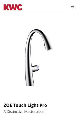 KWC ZOE TLP COCINA ABATIBLE CON GRIFO DE LUZ Foto 1 de 4