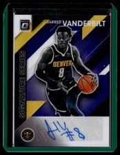 2018-19 OPTIC PURPLE SIGNATURE SERIES AUTO JARRED VANDERBILT NUGGETS