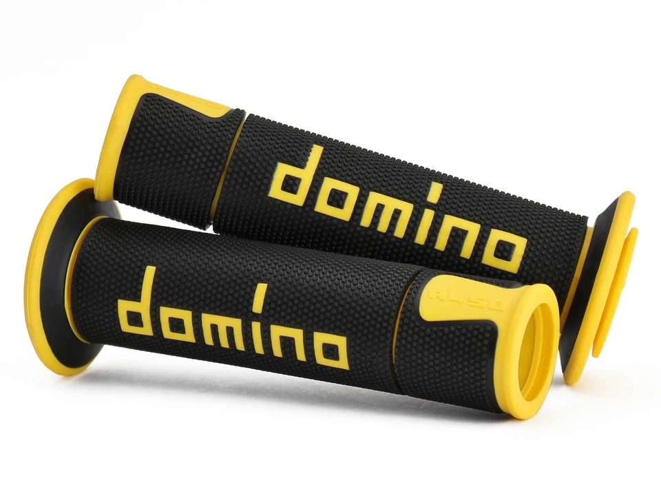 Punhos dominó preto amarelo para Yamaha XJ600S XJ600N XJ900S Diversion - Imagem 1 de 1