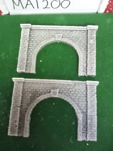 2x Stone Style tunnel -n scale gauge- - Twin Track Painted -Painted MAI200 - Picture 1 of 8
