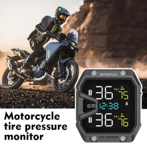 Motorcycle Tire Pressure Monitor,Wireless Tire Pressure G2L1 Digital N9Q Q1Q1 - Picture 1 of 25