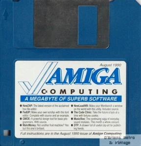 Amiga Computing - Agosto 1990 - Coverdisk - NewZAP - Amiga - Disquete - Imagen 1 de 1