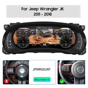 Car Digital Display Instrument Cluster Speedometer For Jeep Wrangler 2011-17 US - Picture 1 of 13