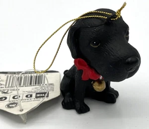 Kurt S Adler The Dog Christmas Ornament Black Lab Puppy NWT - Picture 1 of 11