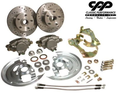 Chevy Chevelle El Camino Malibu 1964-72 Kit de componentes de freno de disco de husillo de stock Foto 1 de 4