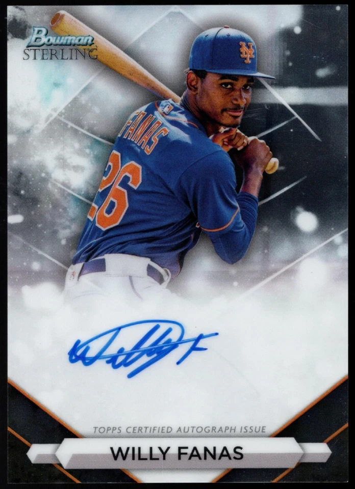 2023 Bowman Sterling WILLY FANAS On-Card Autograph Prospect Auto #PA-WF - Image 1 of 1