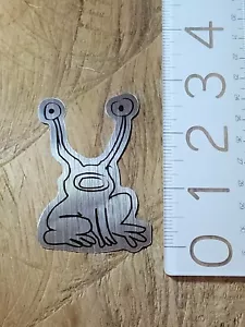 Daniel Johnston STICKER ALIEN sticker Metallic Sticker Jeremiah Decal - Picture 1 of 1