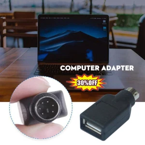 USB FEMALE TO PS/2 MALE ADAPTOR CONVERTER ADAPTER MOUSE LAPTOP PC Sales - Picture 1 of 8