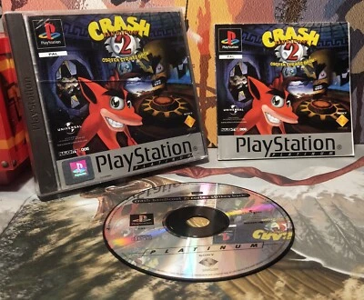 Crash Bandicoot 2 Cortex Strikes Back PS1 Sony Playstation PAL - Image 1 of 4