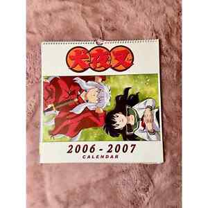 Imported Japanese 2006-2007 Inuyasha Calendar Rare, Out-Of-Print, Hard-To-Find!