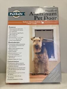 PetSafe Freedom Aluminum Pet Door/Size:81/8”x113/4”Flap Opening
