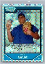 2007 Bowman Chrome Scott Taylor #BC14 Prospects X-Fractors 135/275 Cubs