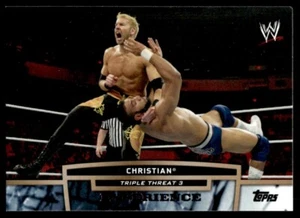 2013 Topps WWE Triple Threat Tier 3 Christian - Experience #TT24-3 Insert - Picture 1 of 2