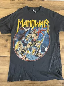 More details for manowar hail to england vintage t-shirt 