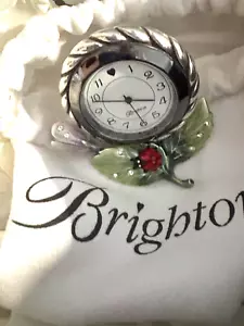 ✅ Brighton Collectibles Marvels Ladybug Desk Clock w Swarovski Crystals G20222 ✅ - Picture 1 of 6