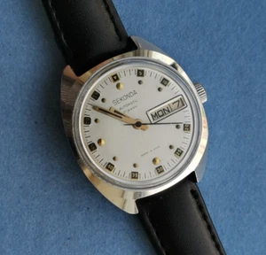 Orologio meccanico automatico SEKONDA 2MChZ SLAVA mov.2427 revisionato urss anni 80 - Foto 1 di 22