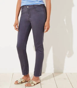 LOFT Women's New Skinny Five Pocket Pants - Grey Shadow - Size 6 - Picture 1 of 3