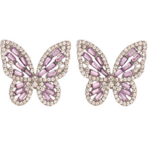 Charm Women Crystal Pearl Enamel Earrings Ear Stud Dangle Drop Statement Jewelry