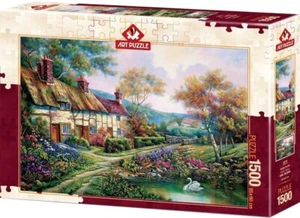 NEW Art Puzzle Jigsaw Puzzle 1500 Pieces 5379 Spring Garden - Picture 1 of 2