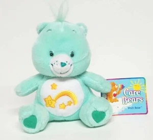 Care Bear Wish Bear Mint Green Shooting Stars Plush Stuffed Animal Nanco w/ Tag - Picture 1 of 6