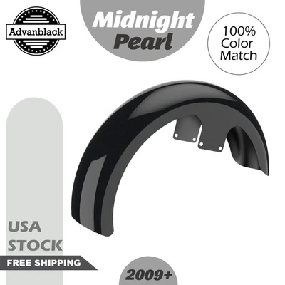Midnight Pearl 21" Reveal Wrapper Hugger Front Fender For Harley FLH Touring 09+ - Image 1 of 4