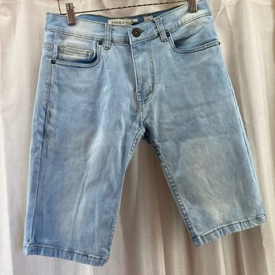 Evolution Blue Jean Shorts Casual Summer Style - Image 1 of 4