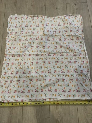 RARE Garanimals Toucan Bird Baby Receiving Blanket Flannel Pink Orange Tropical - Image 1 of 4