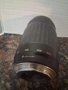 Canon 75-300mm EF 1:4-5.6 Telephoto Zoom Lens Black 58mm - Picture 1 of 8