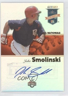 2008 TRISTAR PROjections Orange Reflectives Auto /5 Jake Smolinski #164 Auto - Image 1 of 2